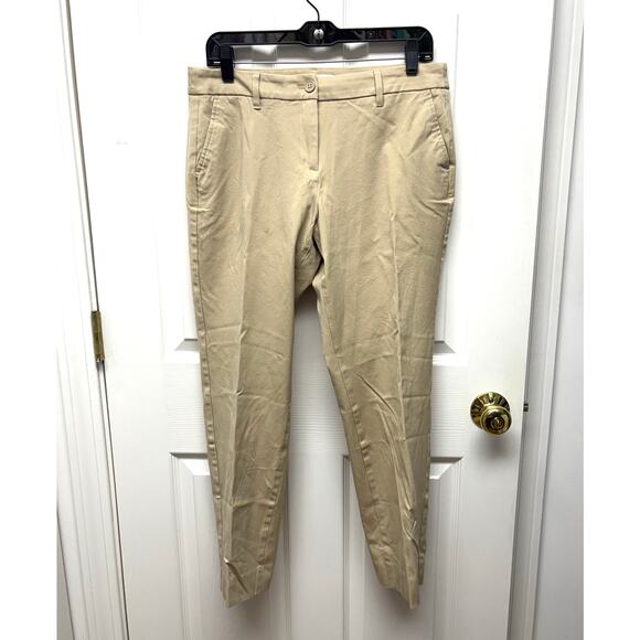 Talbots Chino Pants, Tan Curvy Fit, Ankle, Women's Size 10P - Picture 1 of 5